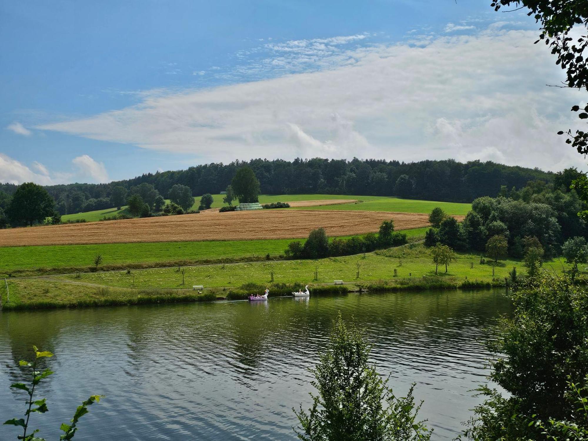 Ferienhaus "Baeren Ecke" Am See Im Bergland Kirchheim  Buitenkant foto